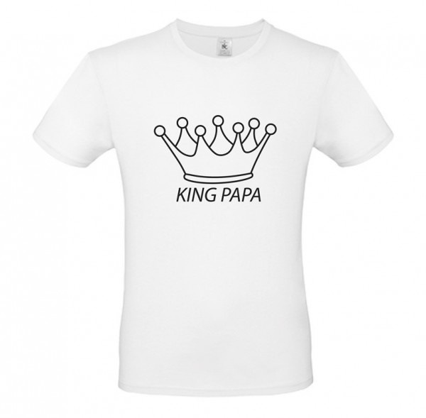 Herren Shirt Weiss - KING PAPA